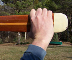 back of grip